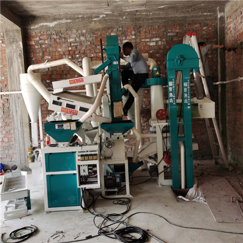 15－15组合安博·体育新型重力筛米机案例